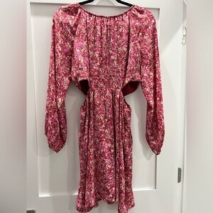 Aqua Vibrant Pink Dress